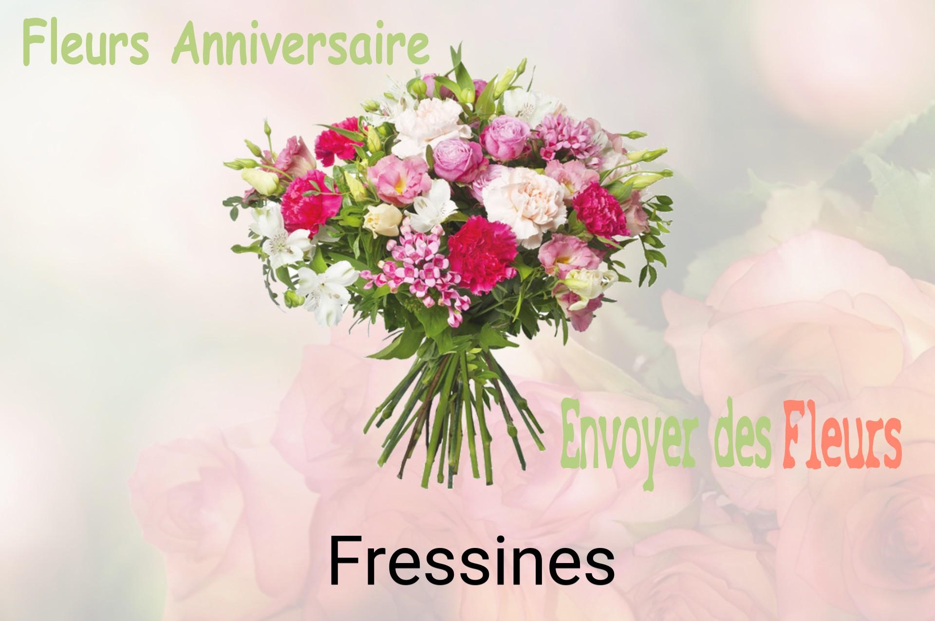 Bouquet de fleurs d’anniversaire livré à Fressines