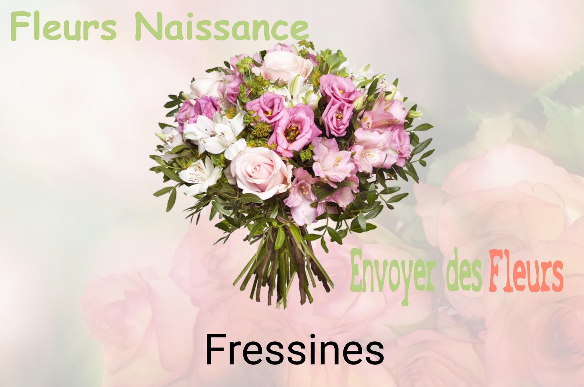 Bouquet de fleurs de naissance livré à Fressines